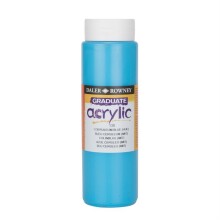 Daler Rowney Graduate Akrilik Boya 500 ml Coeruleum Blue Hue 130 - Daler Rowney