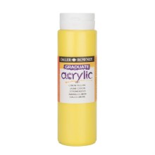 Daler Rowney Graduate Akrilik Boya 500 ml Lemon Yellow 651 - Daler Rowney