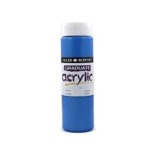 Daler Rowney Graduate Akrilik Boya 500 ml Metallic Blue 718 - Daler Rowney