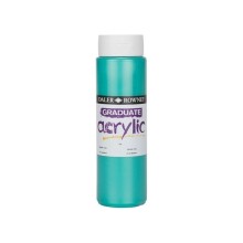 Daler Rowney Graduate Akrilik Boya 500 ml Metallic Green 719 - Daler Rowney