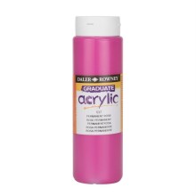 Daler Rowney Graduate Akrilik Boya 500 ml Permanent Rose 537 - Daler Rowney