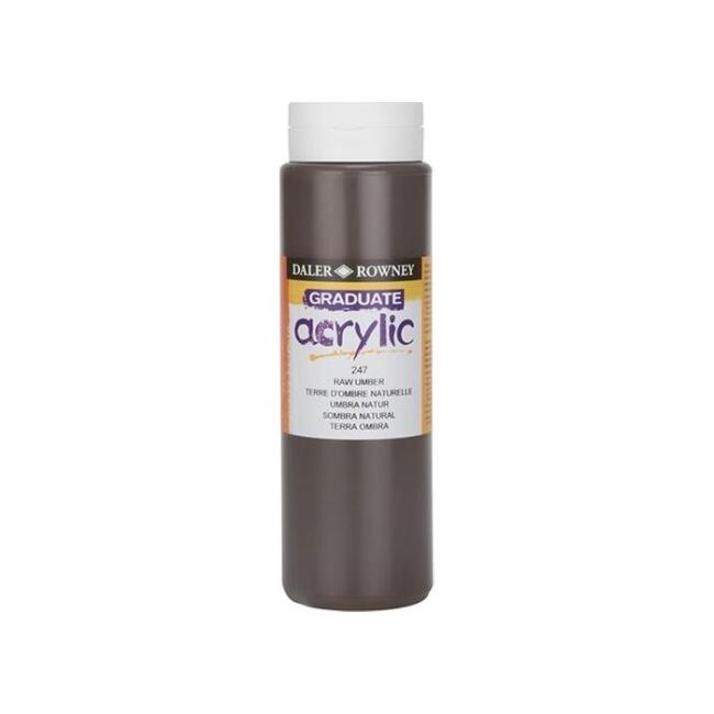 Daler Rowney Graduate Akrilik Boya 500 ml Raw Umber 247 - 2