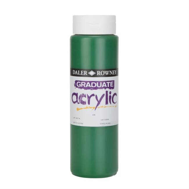 Daler Rowney Graduate Akrilik Boya 500 ml Sap Green 375 - 1