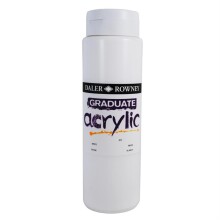 Daler Rowney Graduate Akrilik Boya 500 ml White 11 - Daler Rowney