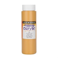 Daler Rowney Graduate Akrilik Boya 500 ml Yellow Ochre 690 - Daler Rowney (1)