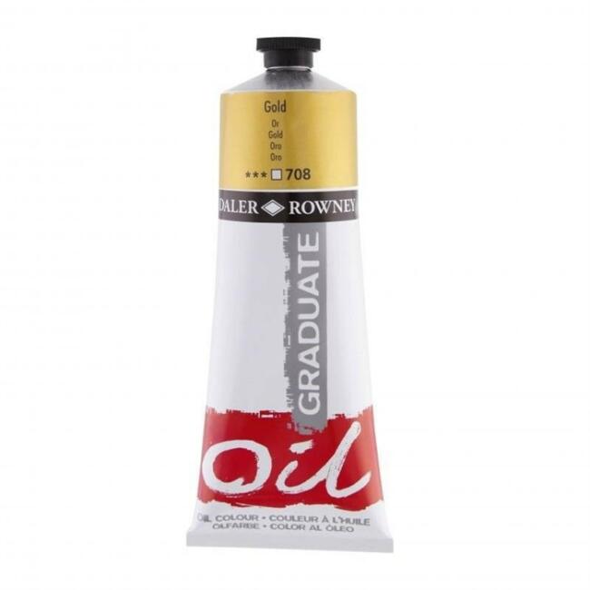 Daler Rowney Graduate Yağlı Boya 200 ml Gold 708 - 2