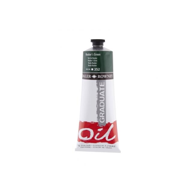 Daler Rowney Graduate Yağlı Boya 200 ml Hooker’s Green 352 - 1