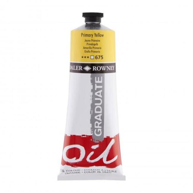 Daler Rowney Graduate Yağlı Boya 200 ml Primary Yellow 675 - 1