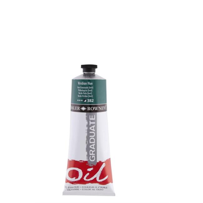 Daler Rowney Graduate Yağlı Boya 200 ml Viridian Hue 382 - 1