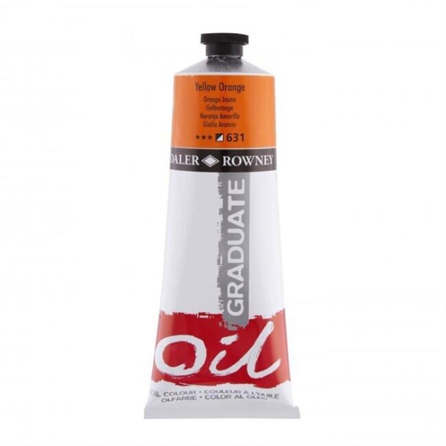 Daler Rowney Graduate Yağlı Boya 200 ml Yellow Orange 631 - 1