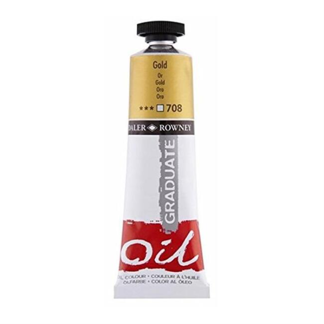 Daler Rowney Graduate Yağlı Boya 38 ml Gold 708 - 2