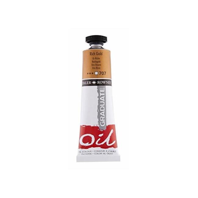 Daler Rowney Graduate Yağlı Boya 38 ml Rich Gold 707 - 2