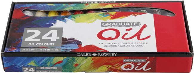 Daler Rowney Graduate Yağlı Boya Seti 24x22 ml - 2