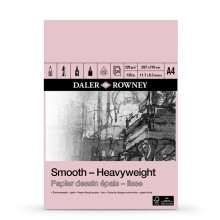 Daler Rowney Heavyweight Çizim Blok 220 g 297x210 mm 25 Yaprak - Daler Rowney