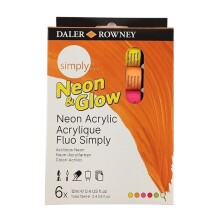 Daler Rowney Neon Akrilik Boya Seti 12 ml 6 Renk - Daler Rowney (1)