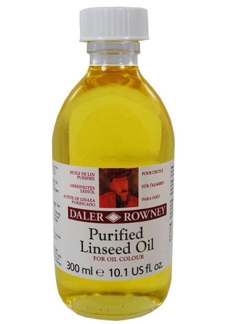 Daler Rowney Purified Linseed Oil 300 ml (Keten Tohumu Yağı) - 1
