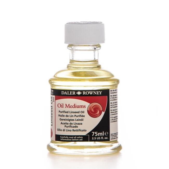 Daler Rowney Purified Linseed Oil 75Ml - 1
