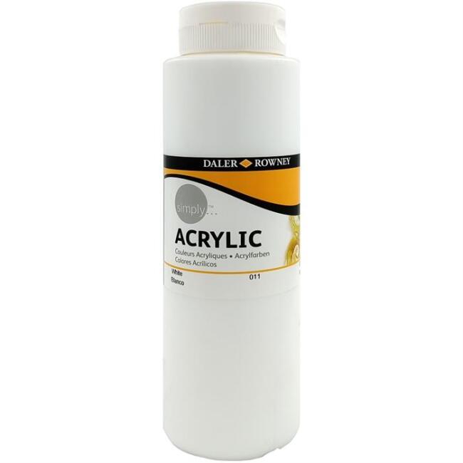 Daler Rowney Simply Akrilik Boya 750 ml White 11 - 1