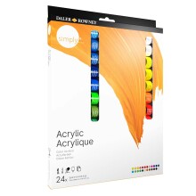 Daler Rowney Simply Akrilik Boya Seti 24 Renk - Daler Rowney