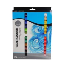 Daler Rowney Simply Sulu Boya Seti 24x12 ml - Daler Rowney