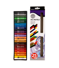 Daler Rowney Simply Yağlı Pastel Boya Seti 25 Renk - Daler Rowney (1)