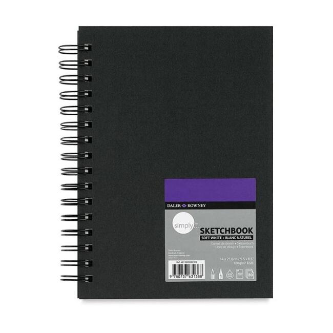 Daler Rowney Sketch Book Eskiz Defteri 28x35.6 cm 100 g 80 Yaprak - 1