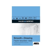 Daler Rowney Smooth Drawing Eskiz Blok A5 96 g 50 Yaprak - Daler Rowney