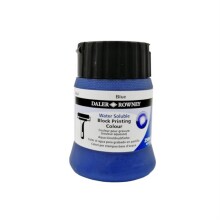 Daler Rowney Su Bazlı Linol Baskı Boyası 250 ml Blue - Daler Rowney
