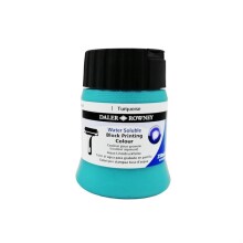 Daler Rowney Su Bazlı Linol Baskı Boyası 250 ml Turkuaz - Daler Rowney