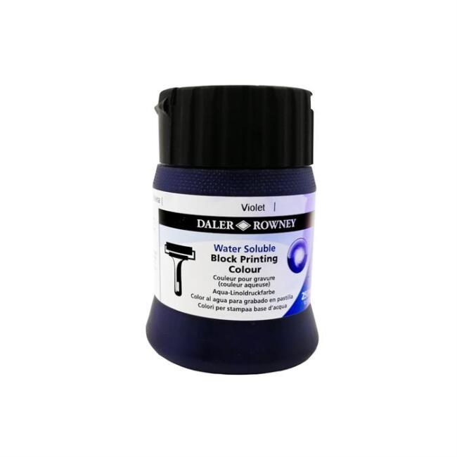 Daler Rowney Su Bazlı Linol Baskı Boyası 250 ml Violet - 1