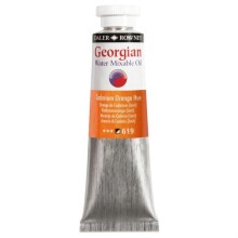 Daler Rowney Georgian Su Bazlı Yağlı Boya 38 ml Cadmium Orange Hue 619 - Daler Rowney