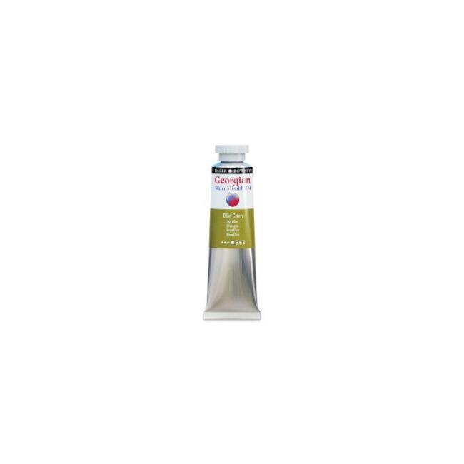 Daler Rowney Georgian Su Bazlı Yağlı Boya 37 ml Olive Green 363 - 1