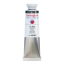 Daler Rowney Georgian Su Bazlı Yağlı Boya 37 ml Zinc White 001 - Daler Rowney