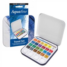 Daler Rowney Aquafine Travel Sulu Boya Seti 24’lü - Daler Rowney