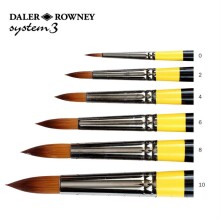 Daler Rowney System3 Seri Sy45 Aquafine Sulu Boya Fırça No:4 - 1