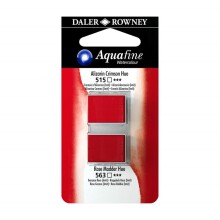 Daler Rowney Aquafine Sulu Boya Tablet 2’li Alizarin Crimson/Rose Madder Hue - Daler Rowney