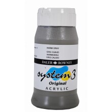 Daler Rowney System3 Akrilik Boya 500 ml Warm Grey - Daler Rowney