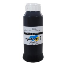 Daler Rowney System3 Akrilik B.1000Ml N:036 Mars Black - Daler Rowney