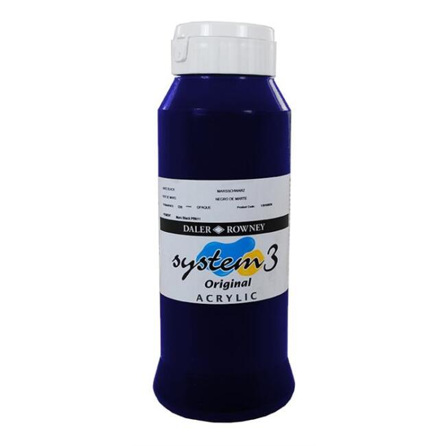 Daler Rowney System3 Akrilik B.1000Ml N:123 Ultramarine - 2