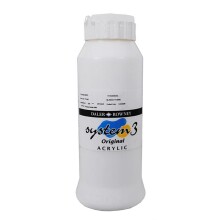 Daler Rowney System3 Akrilik Boya 1000 ml Titanium White 9 - Daler Rowney