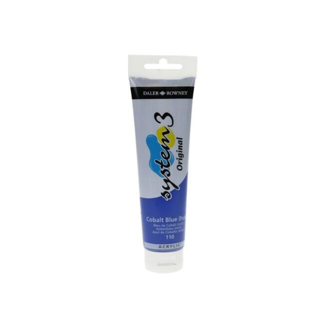 Daler Rowney System3 Akrilik Boya 150 ml Cobalt Blue Hue 110 - 1