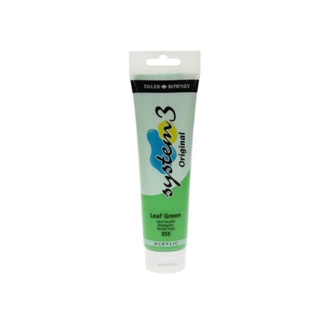 Daler Rowney System3 Akrilik Boya 150 ml Leaf Green 355 - 1