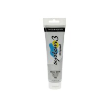 Daler Rowney System3 Akrilik Boya 150 ml Silver Imit 702 