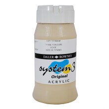 Daler Rowney System3 Akrilik Boya 500 ml Buff Titanium 24 - Daler Rowney