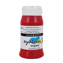Daler Rowney System3 Akrilik Boya 500 ml Cadmium Red Deep Hue 504 