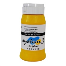 Daler Rowney System3 Akrilik Boya 500 ml Cadmium Yellow Hue 620 - Daler Rowney