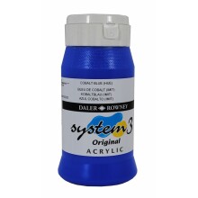 Daler Rowney System3 Akrilik Boya 500 ml Cobalt Blue Hue 110 - Daler Rowney