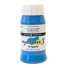 Daler Rowney System3 Akrilik Boya 500 ml Coeruleum Blue Hue 112 - Daler Rowney