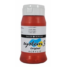 Daler Rowney System3 Akrilik Boya 500 ml Copper Hue 230 - Daler Rowney