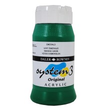 Daler Rowney System3 Akrilik Boya 500 ml Emerald 335 - Daler Rowney